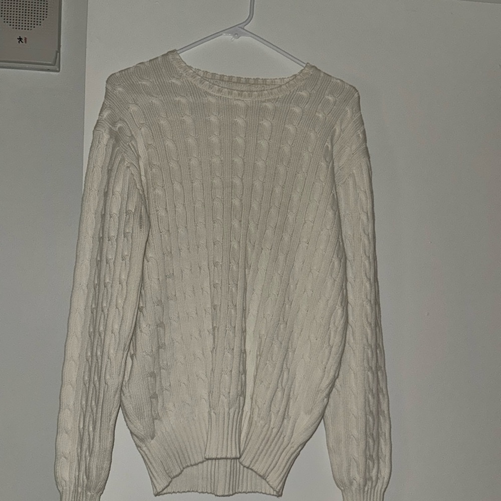 Brandy Melville knit white sweater. Never worn!!